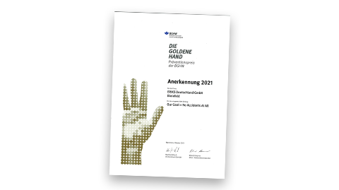 Präventionswettbewerb - Goldene Hand