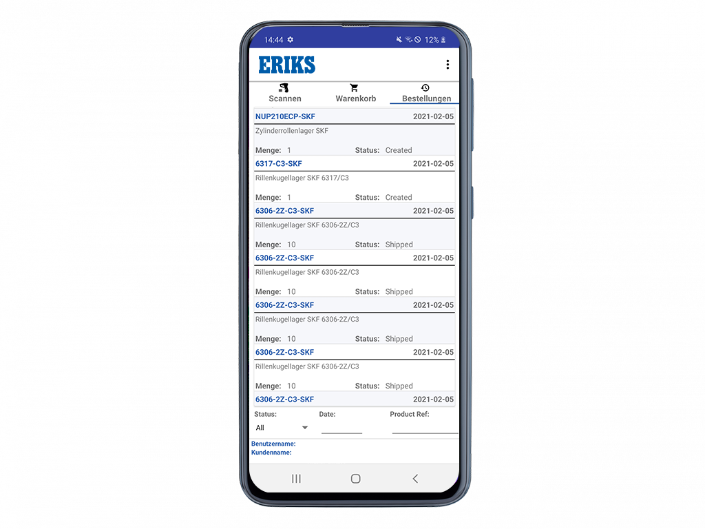 ERIKS Supply Chain Solutions – SCS S-Tec (Scan 2 Order)
