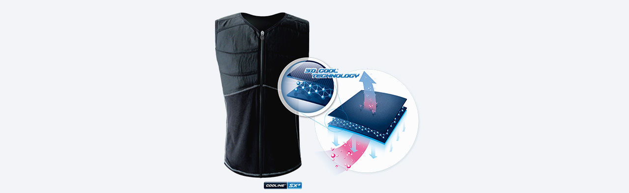 Smarte Kühlkleidung von E.COOLINE