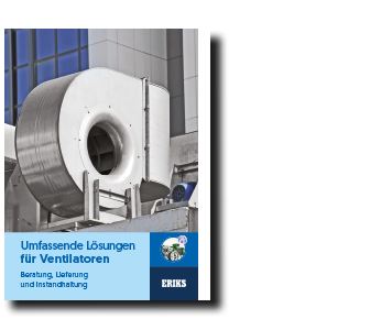 Titelbild der Broschüre Umfassende Lösungen für Ventilatoren aus dem Bereich Antriebstechnik