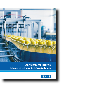  Titelbild der Broschüre Antriebstechnik für die Lebensmittel- und Getränkeindustrie aus dem Bereich Antriebstechnik