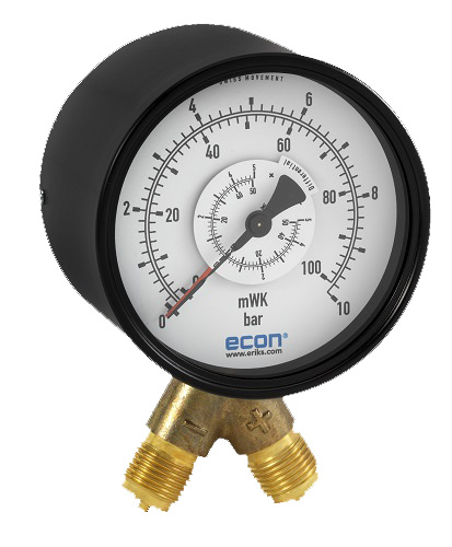 Differenzdruckmanometer mit Rohrfeder