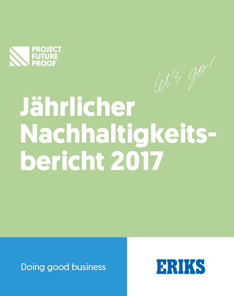 Cover des jährlichen Nachhaltigkeitsberichts 2017
